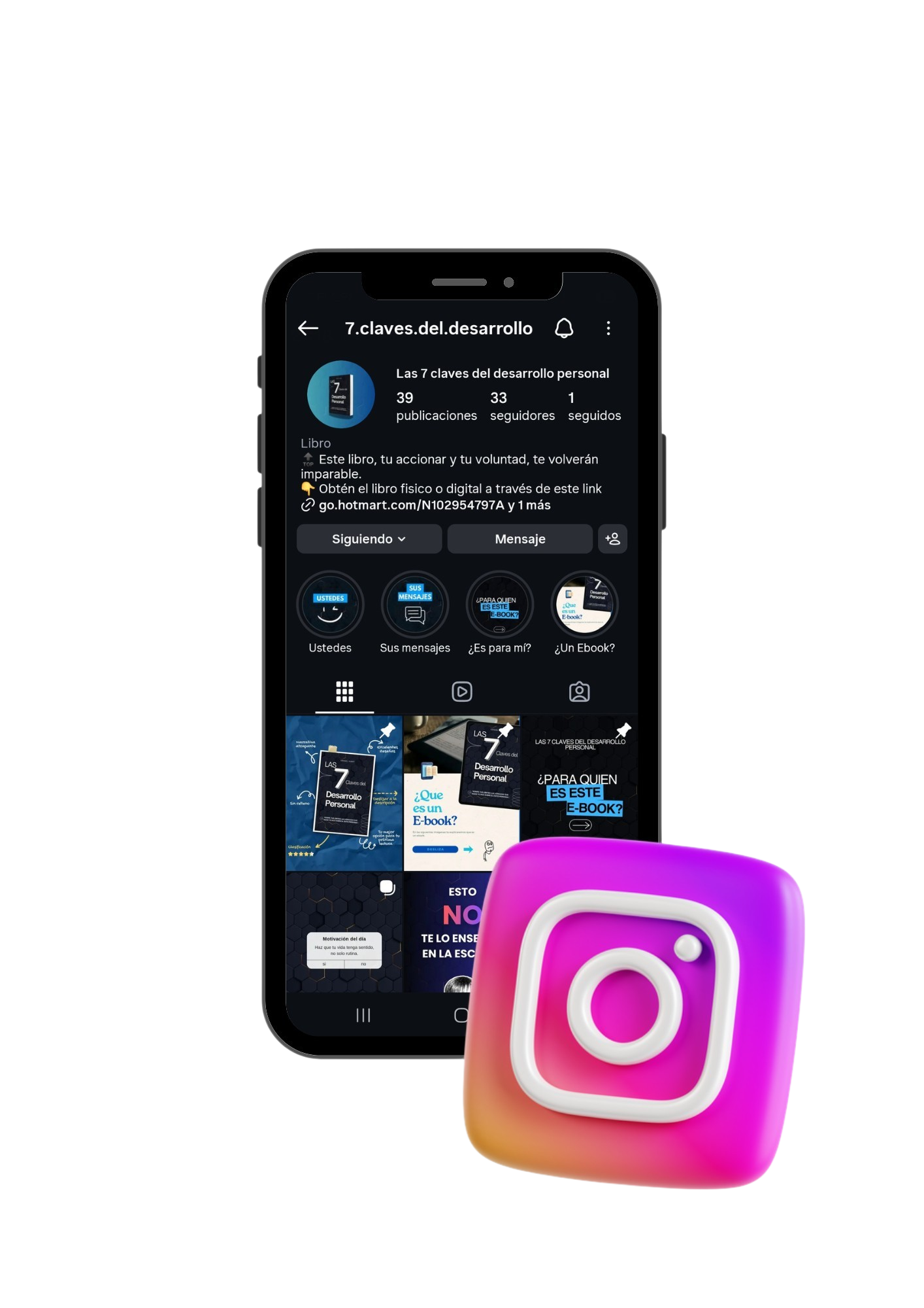 Perfil de Instagram Las 7 Claves